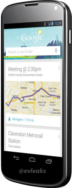 Смартфон LG Nexus 4 на пресс-фото