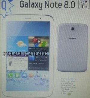 Первое изображение Samsung Galaxy Note 8.0