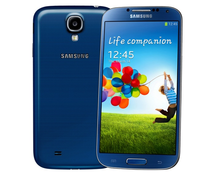 Синий Galaxy S4