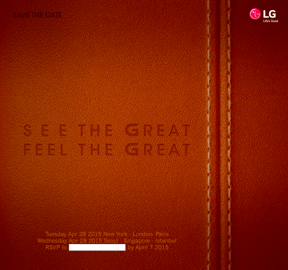 Официальная дата презентации смартфона LG G4