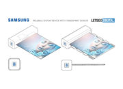 Samsung запатентовала сворачивающийся экран со сканером отпечатков
