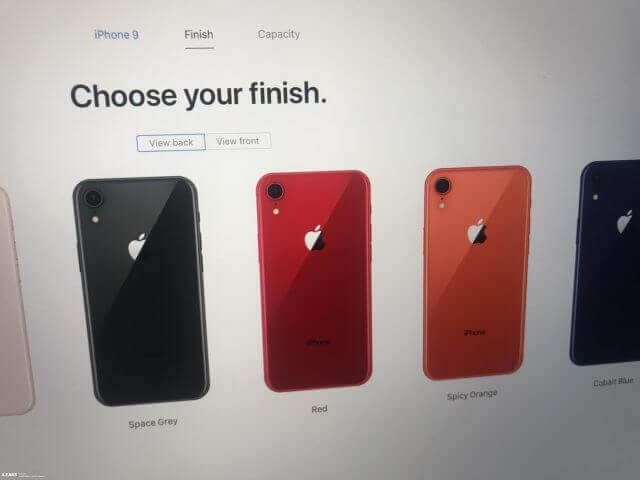 choose iPhone 9