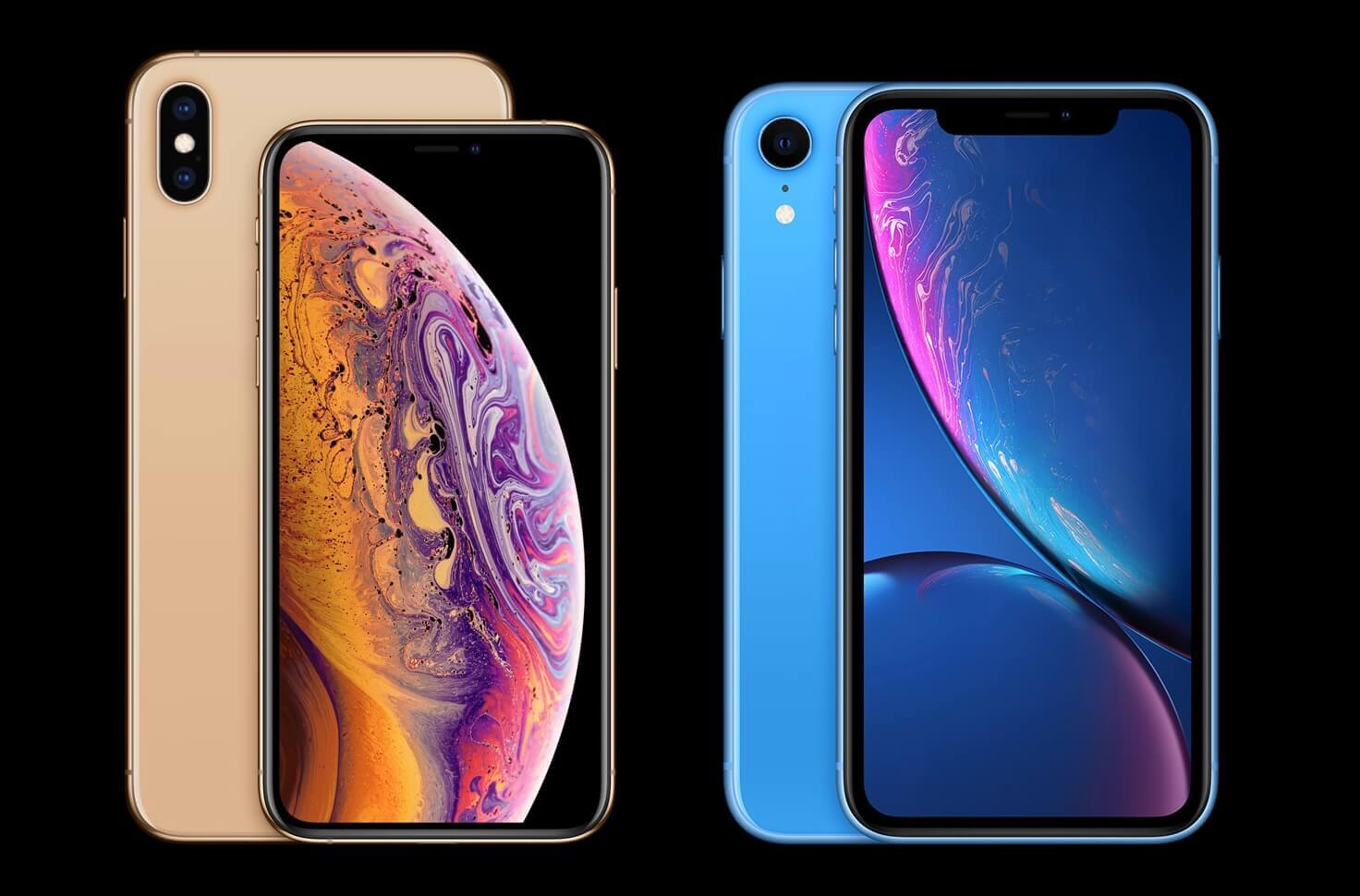 iPhone Xs and iPhone Xr