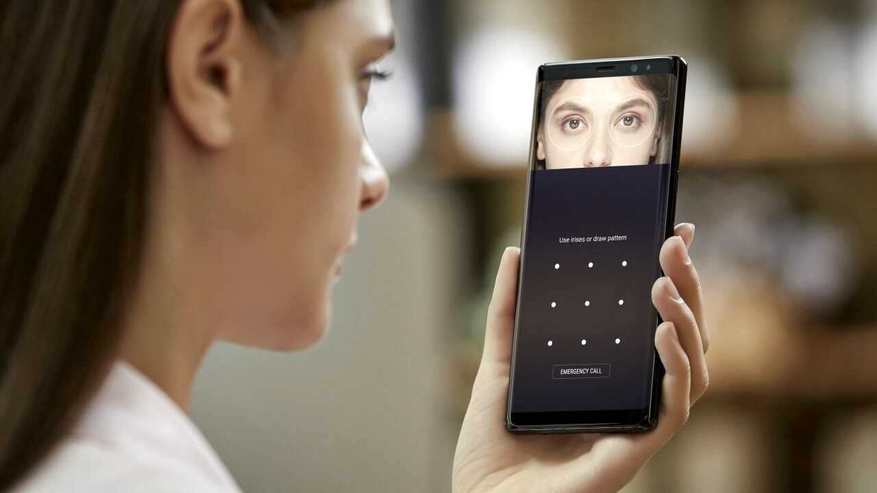 Samsung Galaxy Note 8 Iris Scanner