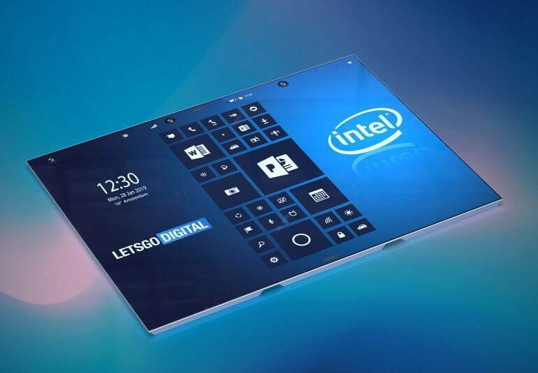 Гибкий смартфон Intel