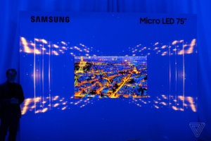 CES 2019: Samsung представила модульный 75-дюймовый 4K MicroLED-телевизор