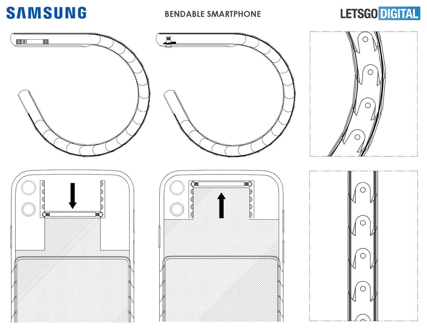 Гибкий смартфон Samsung можно будет носить на запястье