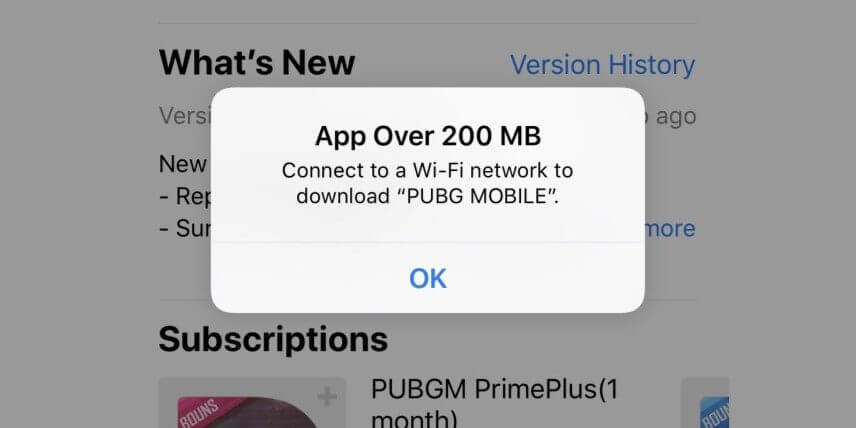 В App Store разрешили скачивать приложения до 200 МБ через сотовую сеть