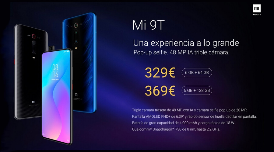 Xiaomi Mi 9T цена