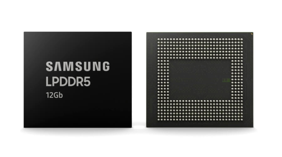 Samsung выпускает оперативную память LPDDR5 на 12 ГБит