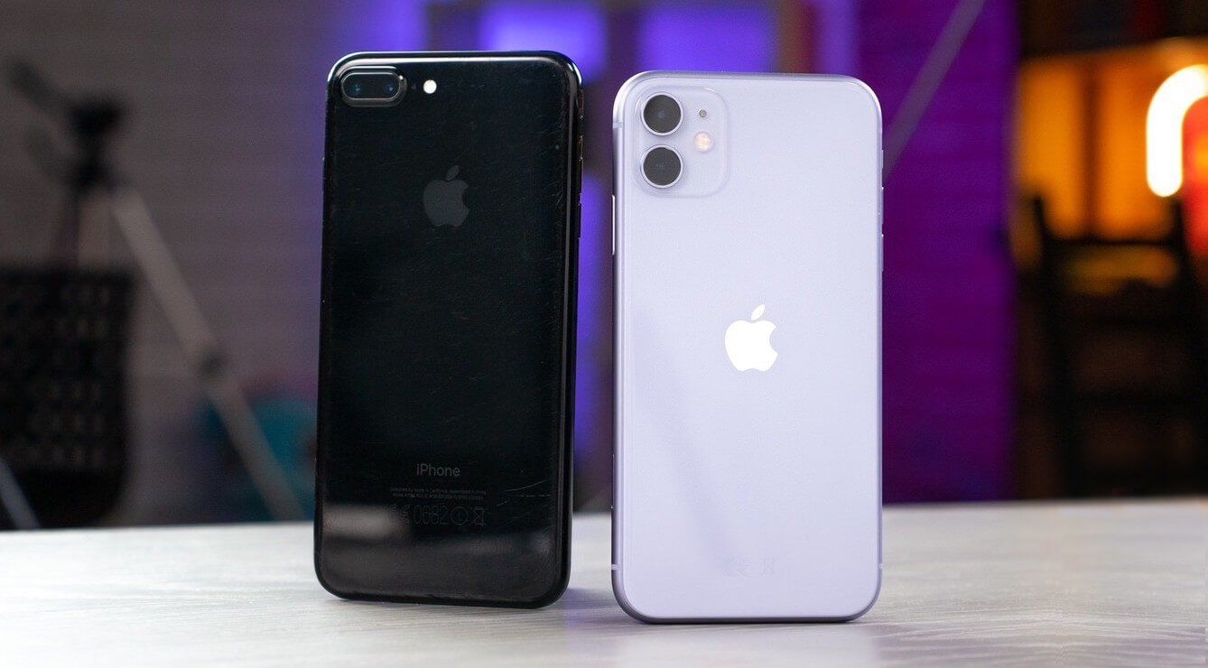iPhone 7 Plus и iPhone 11