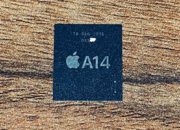 Фото чипсета Apple A14 и сравнение вырезов iPhone 12 и 11 Pro