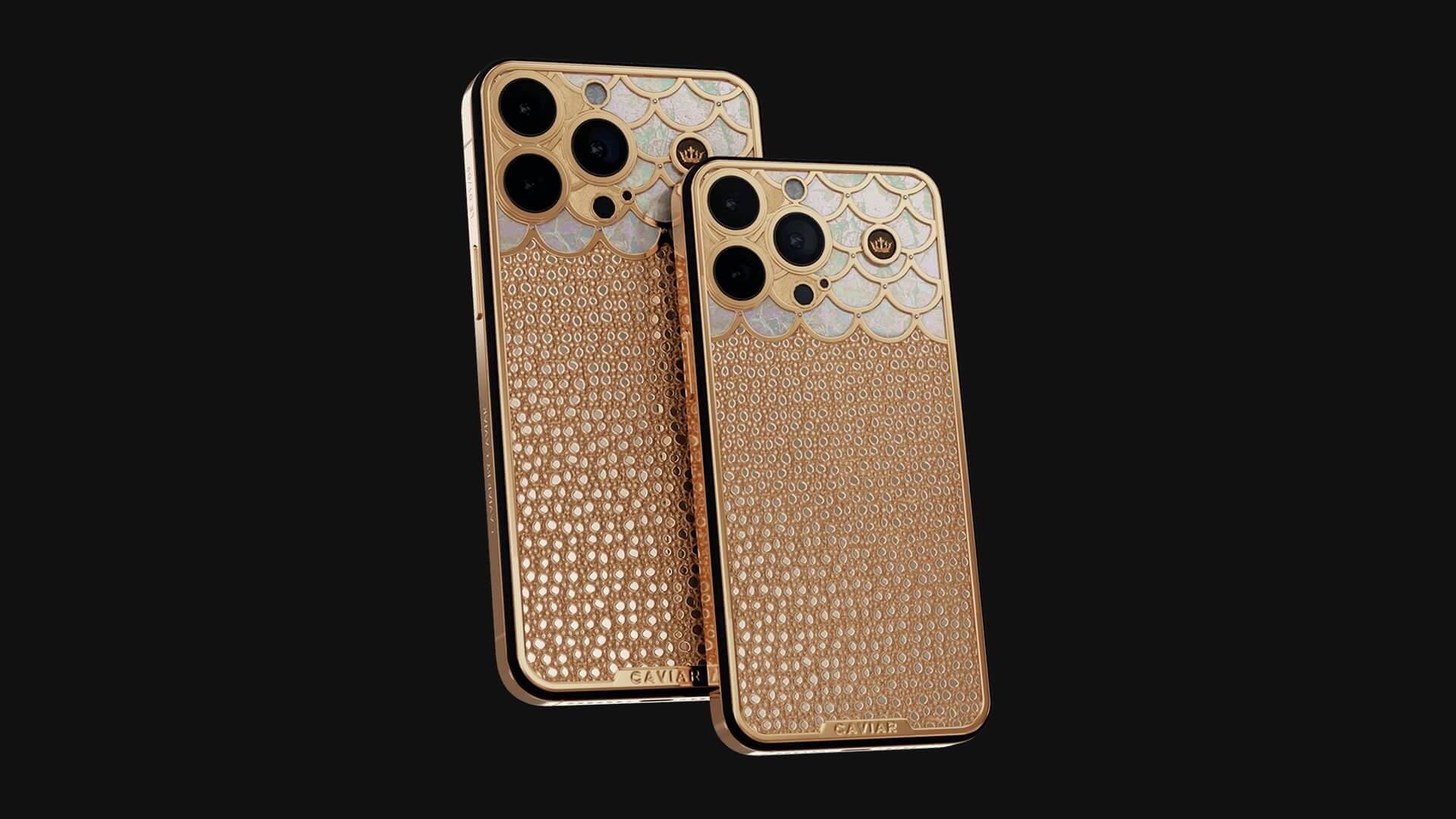 iPhone 14 Pro Gold Champagne Crystal